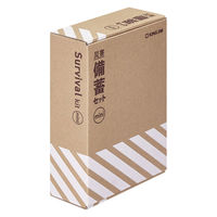 【防災セット】 キングジム 災害備蓄セットミニ 非常食 保存水 簡易トイレ A5サイズ MNS-200 36組（12組入×3箱）