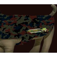 Makku(マック) ワンタッチドッグレインポンチョ AS-340 S カモフラ 1着（直送品）