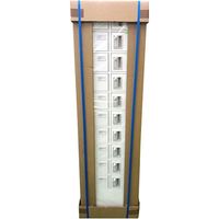 【車上渡し】仁張工作所 貴重品ロッカー シリンダー錠 5列10段50人用 幅1100×奥行240×高さ1600mm ホワイト 1台（直送品）