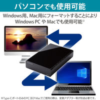 HDD 外付け デスクトップ USB3.2(Gen1) ブラック 6TB ELD-FTV060UBK エレコム 1個