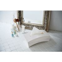 伊勢藤 ティッシュケース Bow ウッディホワイト I-592 1セット(4個)（直送品）