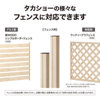 タカショー 美WOODフェンス柱60角x1950MW BEW-0560MW 美WOODフェンス柱60角x1950MW 1本（直送品）