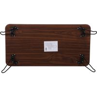 不二貿易 ローテーブル 幅800×奥行400×高さ310mm ブラウン 10862 1台（直送品）