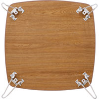 不二貿易 ローテーブル 角 幅600×奥行600×高さ315mm ナチュラル 10873 1台（直送品）