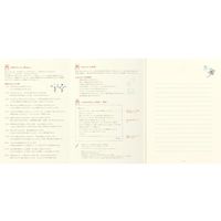 デザインフィル 便箋 しあわせ 24枚入 クローバー柄 20463006 1セット(1冊×3)