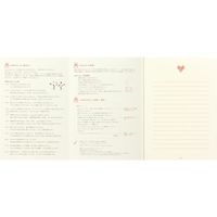 便箋 しあわせ 24枚入 ハート柄 20469006 1セット（3冊） デザインフィル（直送品）