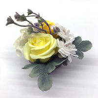 【お祝い・ギフト】Blossom of thoughts  ソープフラワープチ　イエロー　1セット（2個入り） ティーサイド（直送品）