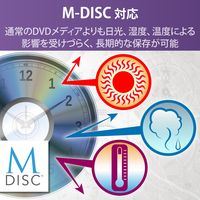 ロジテック ポータブルDVDドライブ/USB2.0/書き込みソフト付/Type-Cケーブル付/ACアダプタ付/ブラック LDR-PMK8U2CTBK 1個