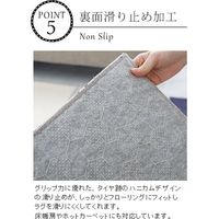 スミノエ アレルブロックラグ ミッドスタイル 1900×1900mm イエロー 1枚（直送品）