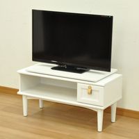 エイ･アイ･エス TV回転台 幅650×奥行400×高さ24mm ホワイト RTV-650W WH 1台（直送品）