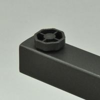 エイ･アイ･エス テーブルキッツ用 テーブル脚 II型 幅630×奥行85×高さ670mm ブラック TBK-II BK 1セット（直送品）