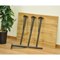 エイ･アイ･エス テーブルキッツ用 テーブル脚 Y型 幅160×奥行160×高さ670mm ブラック TBK-Y BK 1セット（直送品）