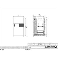【設置込】 ディプロマットジャパン プレミアムセーフ　ネクストシリーズ ネクスト デジタルテンキー式耐火金庫 88L ウッド 1台（直送品）