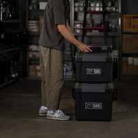 JEJアステージ パーツストッカーPS-400X ブラックグリーン 1個