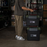 JEJアステージ シールドボックスシャット500X ブラックグリーン 1個