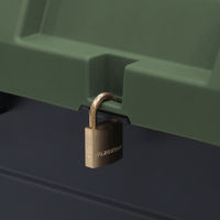 JEJアステージ アクティブストッカー1000X ブラックグリーン 1個