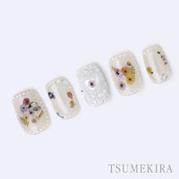 TSUMEKIRA(ツメキラ) ネイルシール flower decoration dark NN-FDE-002 1セット(3枚)（直送品）