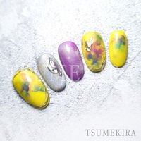 TSUMEKIRA(ツメキラ) ネイルシール インクアート colorful/カラフル NN-INK-004 1セット(3枚)（直送品）