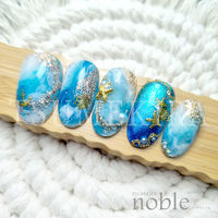 イングカワモト TSUMEKIRA(ツメキラ) ネイルシール 【noble】サマーパーツ(ゴールド) NO-SMP-001 1セット(3枚)（直送品）