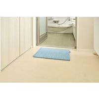 山崎産業 SUSU（スウスウ）抗菌ふわ雲ごこちバスマット35×50ミストブルー 4903180205790 1枚