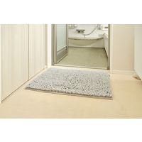 山崎産業 SUSU（スウスウ）抗菌ストロングWバスマットEC 50×70グレー 4903180205721 1枚