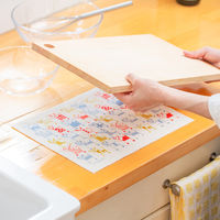 【100%天然素材】 スポンジワイプ L 水切りマット セルロース 抜群の吸水力 キャッツ マルチカラー1個 イーオクト