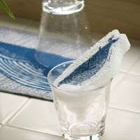 （100%天然素材）ポップアップスポンジ 水でふくらむ キッチンスポンジ カタカタ くじら 1個 イーオクト