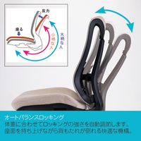 藤沢工業 TOKIO オフィスチェア OCV23HCF グレー OCV23HCF グレー 1脚（取寄品）