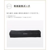 SALONIA（サロニア）　ストレートヘアアイロン ブラック 15mm　SLー004S I-ne