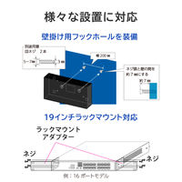 アイ・オー・データ機器 L2スイッチングハブ 16ポート ループ検知・防止機能、ポートVLAN対応 ETG-ESH16LM 1個（直送品）