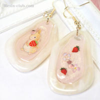 【レジンクラブ】 レジン用シール たけいみき プロデュース1 mimi fleur 2枚セット(両面印刷) RC-TKI-101（直送品）