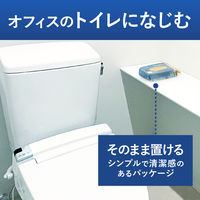 HibiFull ヒビフル 流せるトイレのお掃除シート 大判厚手 無香料 1セット（1パック（12枚入×2）×24） コクヨ