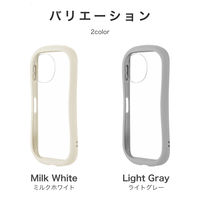 AQUOS sense9 耐衝撃ハイブリッドケース 「ViAMO fly」 ミルクホワイト 軽量 TPU ストラップホール付（直送品）