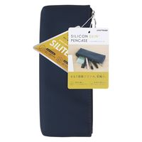 クツワ シリコンスキンペンケース(スチールブラック) AK070BK 1個（直送品）