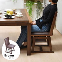 【軒先渡し】B.Bファニシング 脚カバー付き回転チェアー ナチュラル UKKN0254MONAT 1脚（直送品）