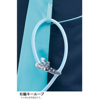 ヤギコーポレーション 半袖スクラブジャケット レディス ネイビー×コーラル M R8947（わけあり品）