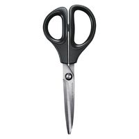 コクヨ はさみ サクサ ストレート刃 ブラック ハサミ HSM-110D 1本