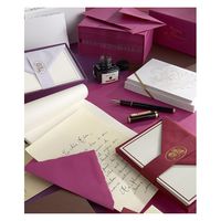 グリーティングカード G・ラロ（G.LALO） 縁取りカードセット （カード1枚　封筒1枚） ローズ 1セット（直送品）