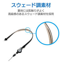 エレコム 携帯用ストラップ/コードリール付き/落下防止クリップ付き/ブラック MPA-ST01BK 1個