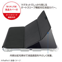 ナカバヤシ iPadPro11（2018）衝撃吸収ケース/ブラック TBCーIPP1802BK 1個