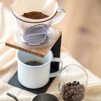 ポッシュリビング ドリップスタンド W10×D10×H14cm マンゴーウッド/アイアン 41343 1個（直送品）