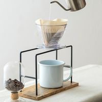 ポッシュリビング ドリップスタンド W23×D10×H14cm マンゴーウッド/アイアン 41344 1個（直送品）