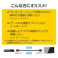 HDMI ケーブル ハイスピード 5m 4K 30Hz ARC ブラック CAC-HD14E50BK3 エレコム 1個（直送品）