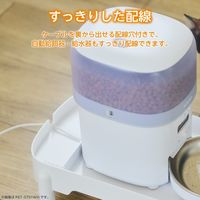 ご飯台 猫/犬 (幅195×奥行365mm以内の 給餌器 給水器 など対応) ブラック PET-ST01BK エレコム 1個（直送品）