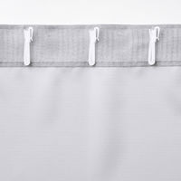 無印良品 遮光性 ポリエステル平織りノンプリーツカーテン ２枚組 幅１００×丈２００ｃｍ用 1セット（1個（2枚組）×2）