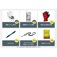 車載用防災セット A4ボックスタイプ 10セット 防災セット 防災グッズ 非常用持ち出し袋 運転中 車 渋滞（直送品）