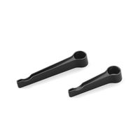 アイリスオーヤマ スタイル伸縮ポールラック　ブラック SSPー280 　1セット（3台）