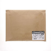 【アウトレット】【Goエシカル】訳あり 紙製クッション封筒　L　茶　1パック（5枚入）　シモジマ
