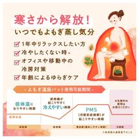 ウィズフェム よもぎ温座パット オーガニック 低温タイプ 1セット（1箱（6回分）×3） グラフィコ