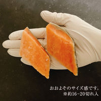 カネサン佐藤水産 北海道産 天然秋鮭 無塩 冷凍 切身 パック 600g 116652880 1箱（直送品）